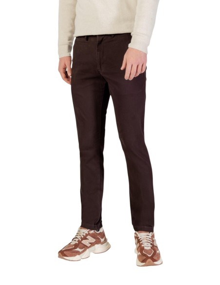 Borghese Pantalon homme marron chic