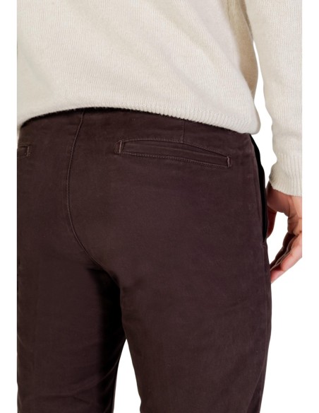 Borghese Pantalon homme marron chic