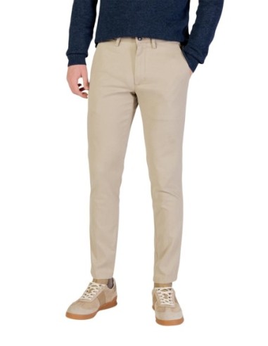 Borghese Pantalon homme beige classique