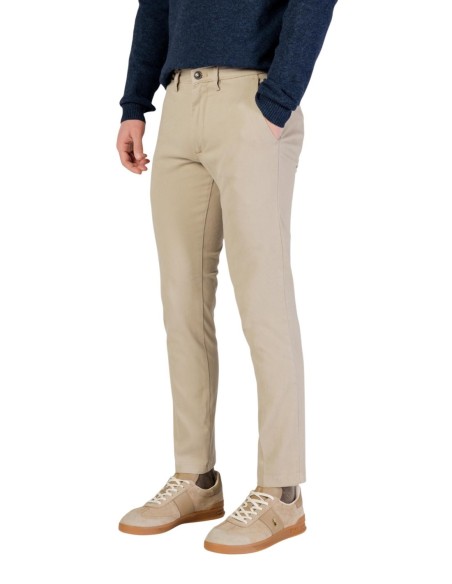 Borghese Pantalon homme beige classique