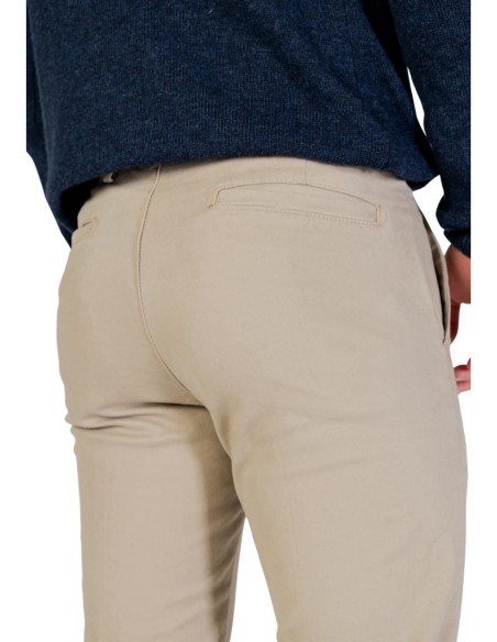 Borghese Pantalon homme beige classique