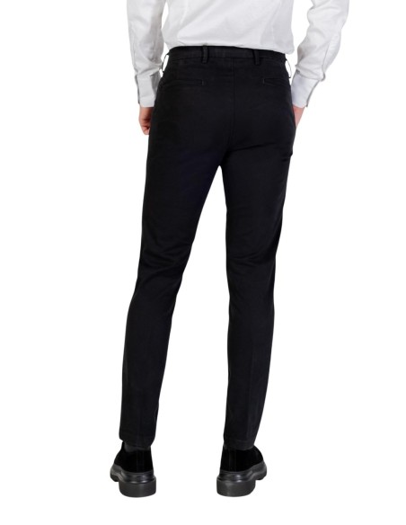 Borghese Pantalon homme noir hiver