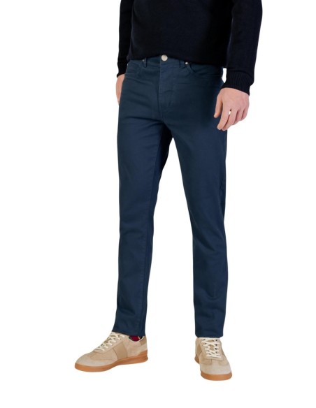 Borghese Pantalon homme bleu chic