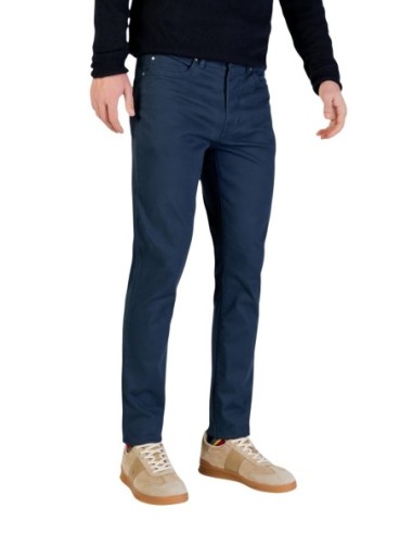 Borghese Pantalon homme bleu chic