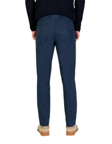 Borghese Pantalon homme bleu chic