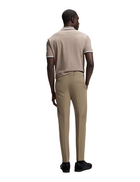 BOSS Pantalon homme beige été