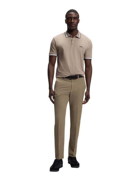 BOSS Pantalon homme beige été