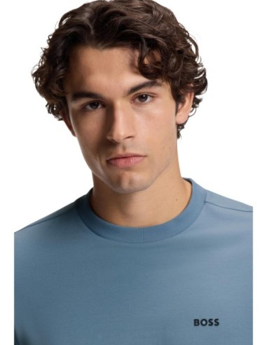 BOSS T-shirt homme bleu azur
