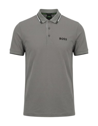 BOSS Polo homme gris