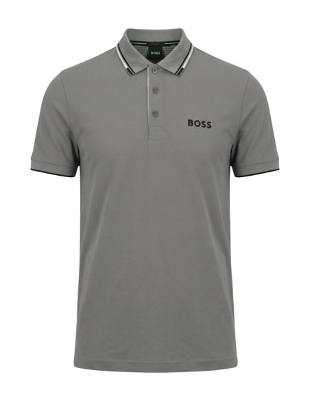 BOSS Polo homme gris