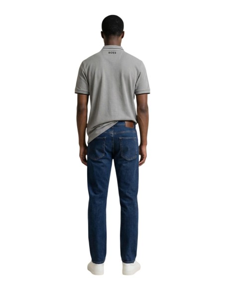 BOSS Polo homme gris