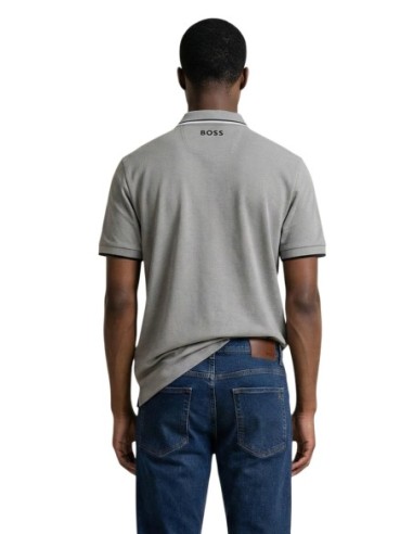 BOSS Polo homme gris