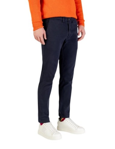 Borghese Pantalon homme bleu hiver
