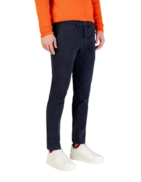 Borghese Pantalon homme bleu hiver