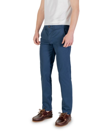Borghese Pantalon homme bleu été