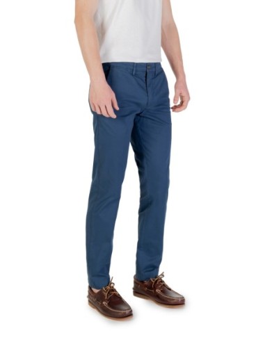 Borghese Pantalon homme bleu été