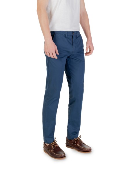 Borghese Pantalon homme bleu été