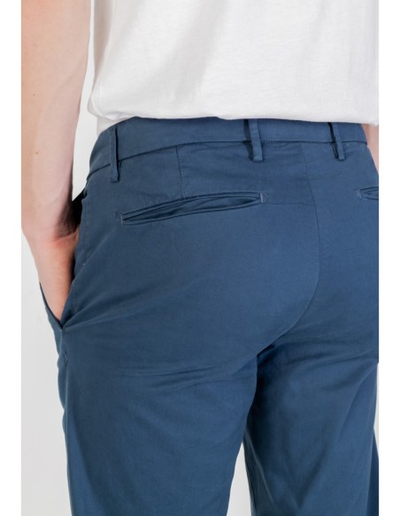 Borghese Pantalon homme bleu été