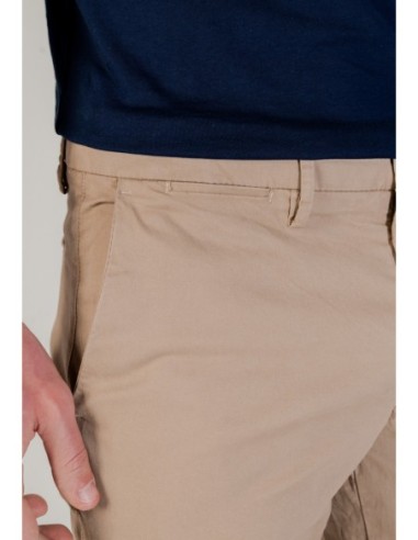 Borghese Pantalon homme beige été