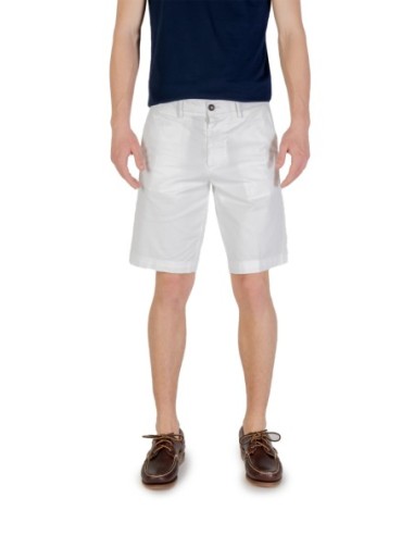 Borghese Bermuda homme blanc