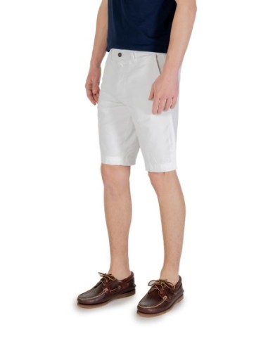 Borghese Bermuda homme blanc