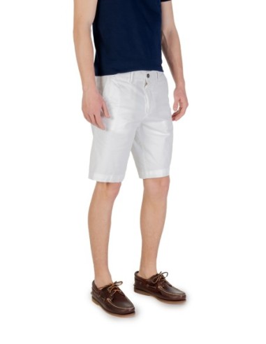 Borghese Bermuda homme blanc
