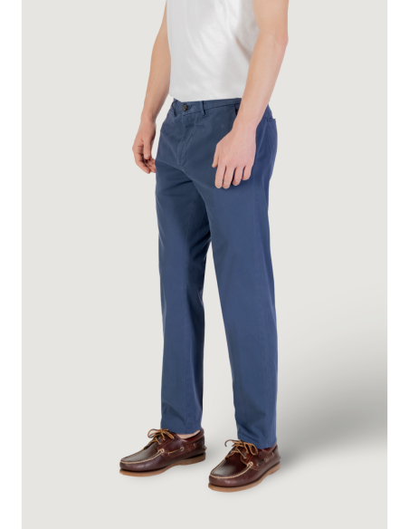 Borghese Pantalon homme bleu