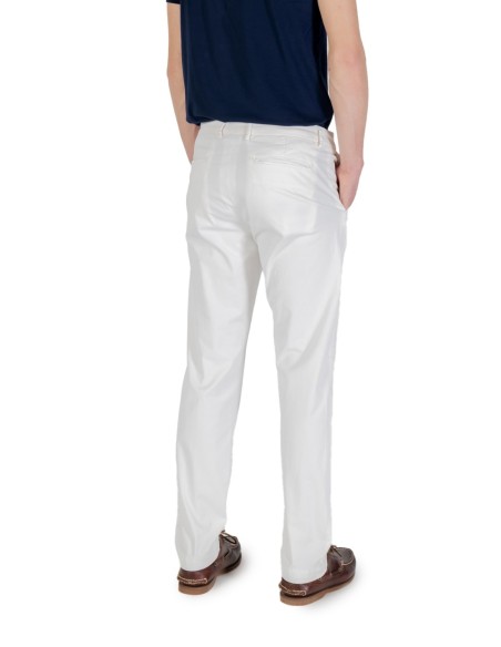 Borghese Pantalon homme blanc été