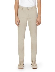 Borghese Pantalon homme beige slim