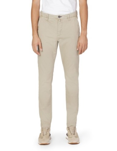 Borghese Pantalon homme beige slim