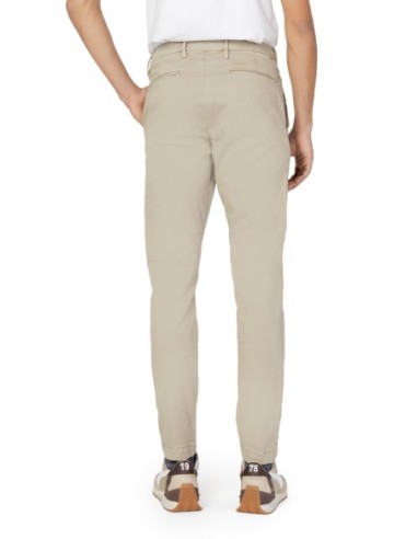 Borghese Pantalon homme beige slim