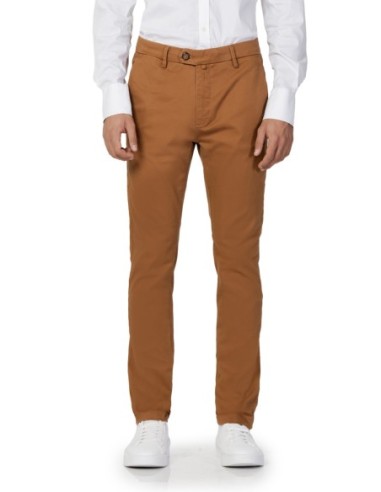Borghese Pantalon homme marron chic