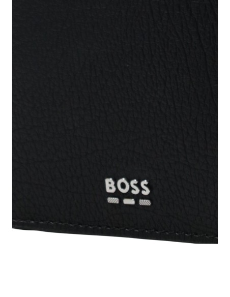 BOSS Portefeuille homme noir fin