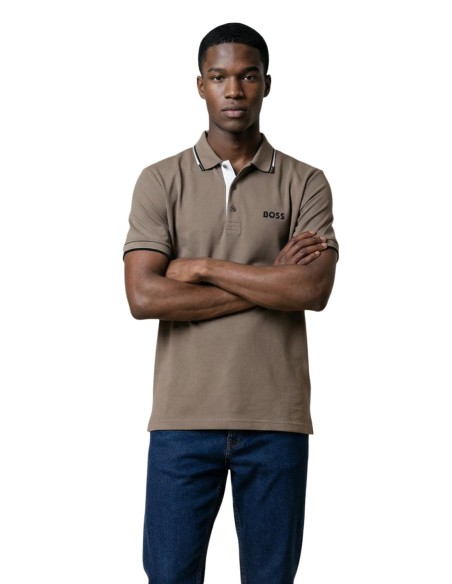 BOSS Polo homme beige