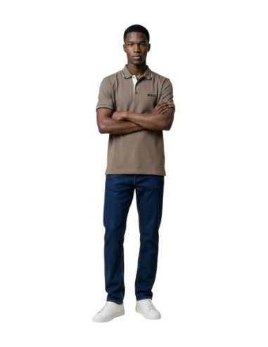 BOSS Polo homme beige