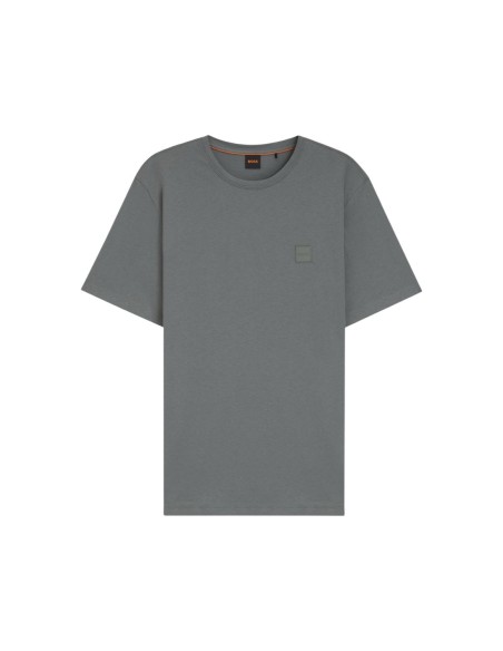 BOSS T-shirt homme gris coton
