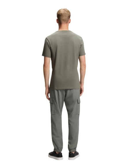 BOSS T-shirt homme gris coton