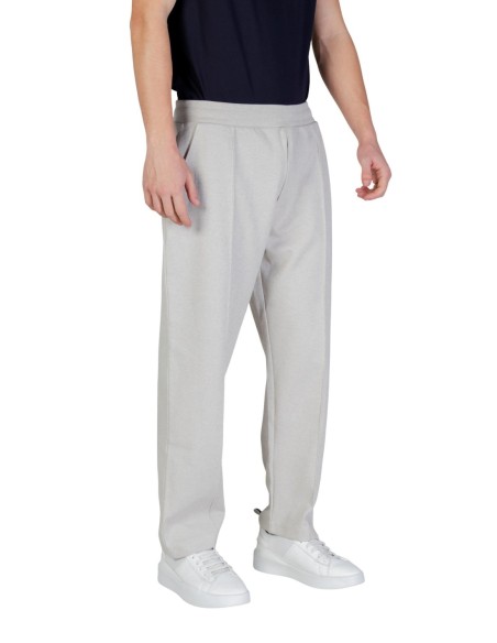 BOSS Pantalon homme gris lacets