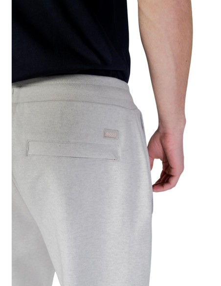 BOSS Pantalon homme gris lacets
