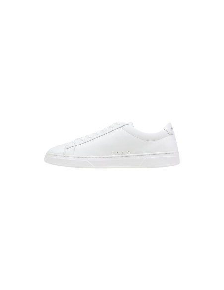BOSS Baskets homme blanches cuir