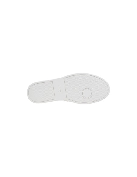 BOSS Baskets homme blanches cuir