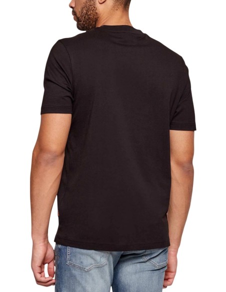 BOSS T-shirt homme noir imprimé