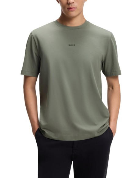 BOSS T-shirt homme gris stretch