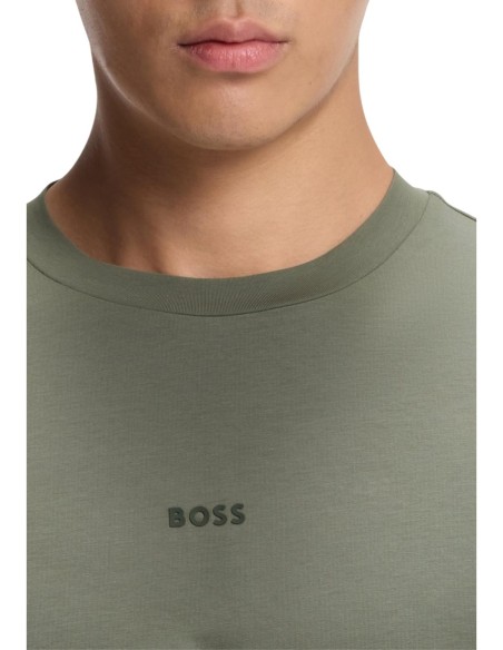 BOSS T-shirt homme gris stretch
