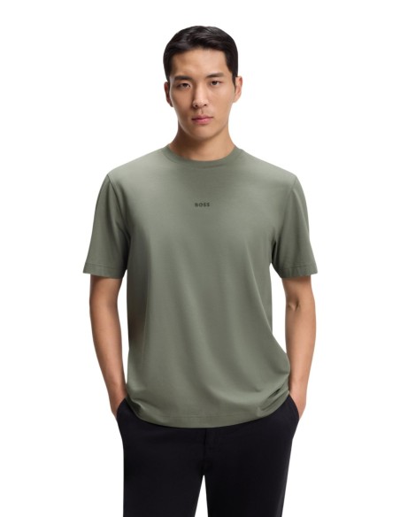 BOSS T-shirt homme gris stretch