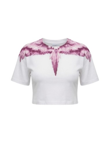 County Of Milan Top femme blanc imprimé
