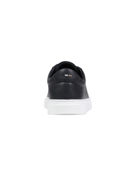 BOSS Baskets homme noires cuir