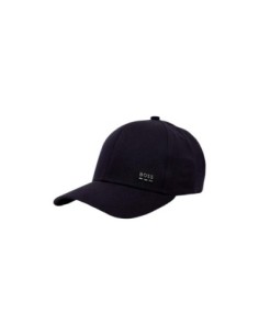 BOSS Casquette homme bleue coton