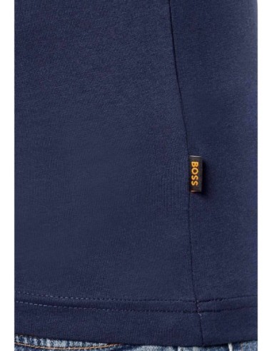 BOSS T-shirt homme bleu imprimé