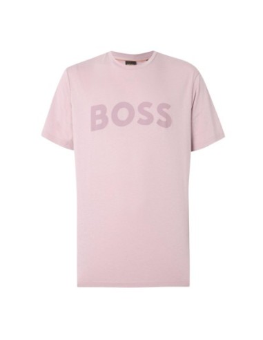 BOSS T-shirt homme rose imprimé